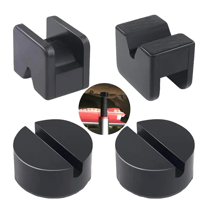 Car Jack Rubber Pad Slotted Lift Stand Pads Universal Repair Tools Qme