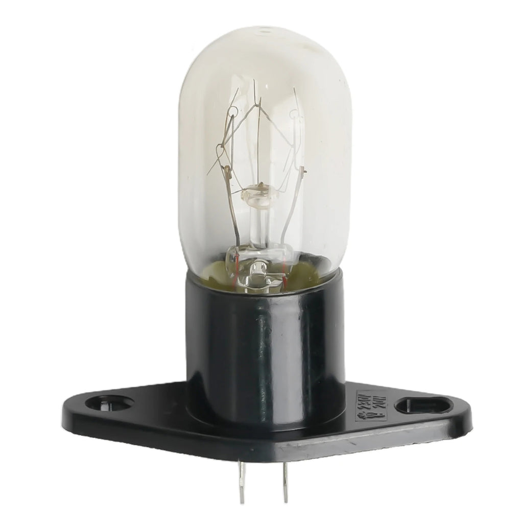 2A 250V 20W Microwave Oven Bulb Refrigerator Lighting Bulb Base Design With Holder Replacement Universal Qme