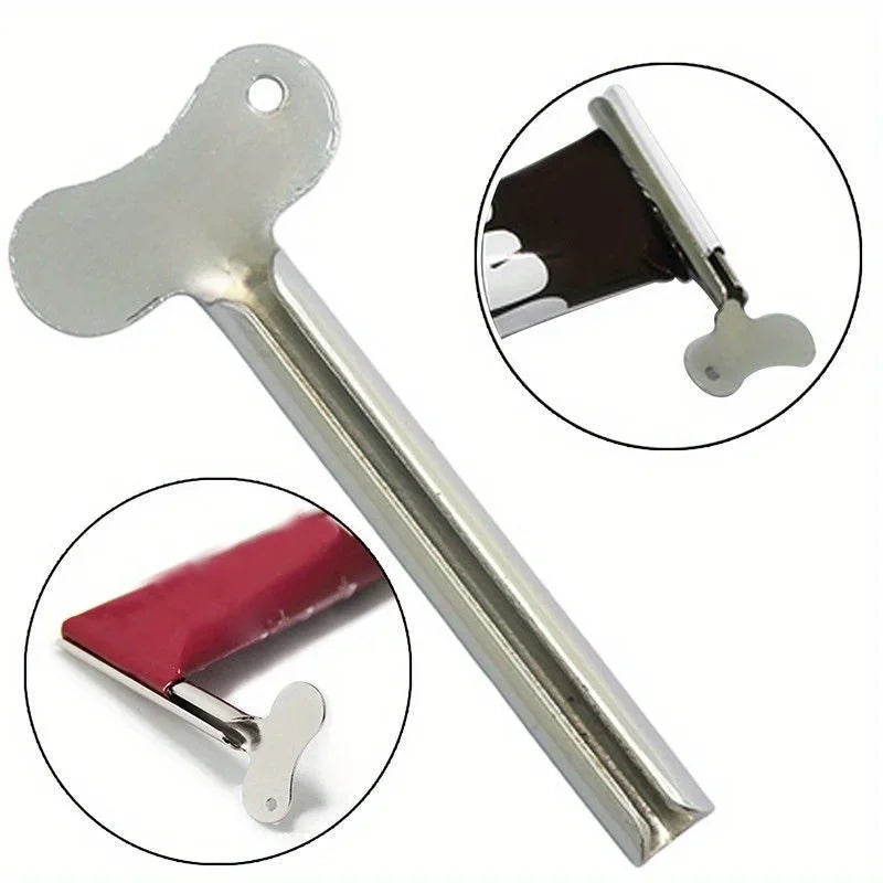 1pc Metal Toothpaste Dispenser - Easy to Use and Saves Time Qme