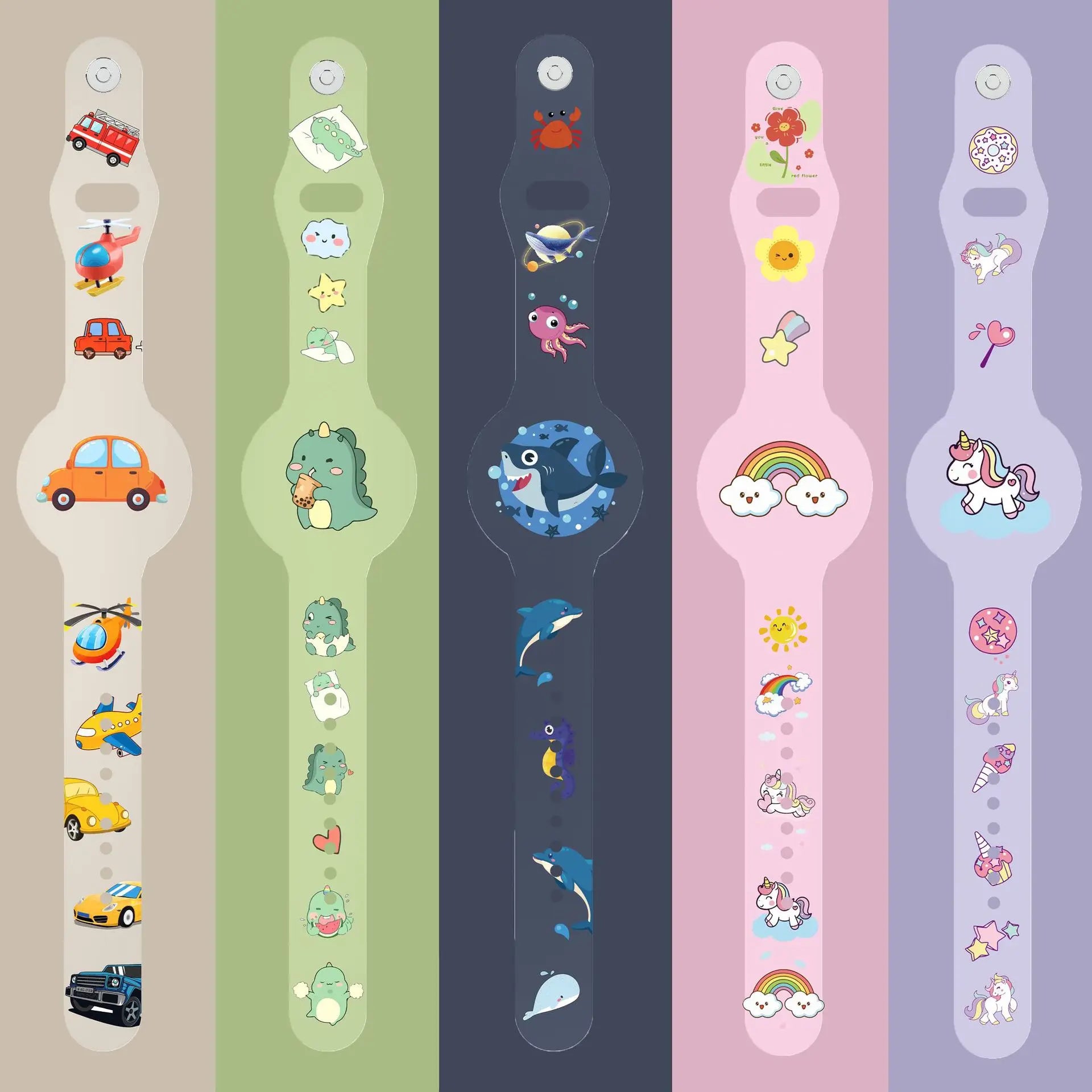 New Waterproof For Apple Airtag Holder Wristband Kids Silicone Case Bracelet Children For AirTags Case Watch Band Qme