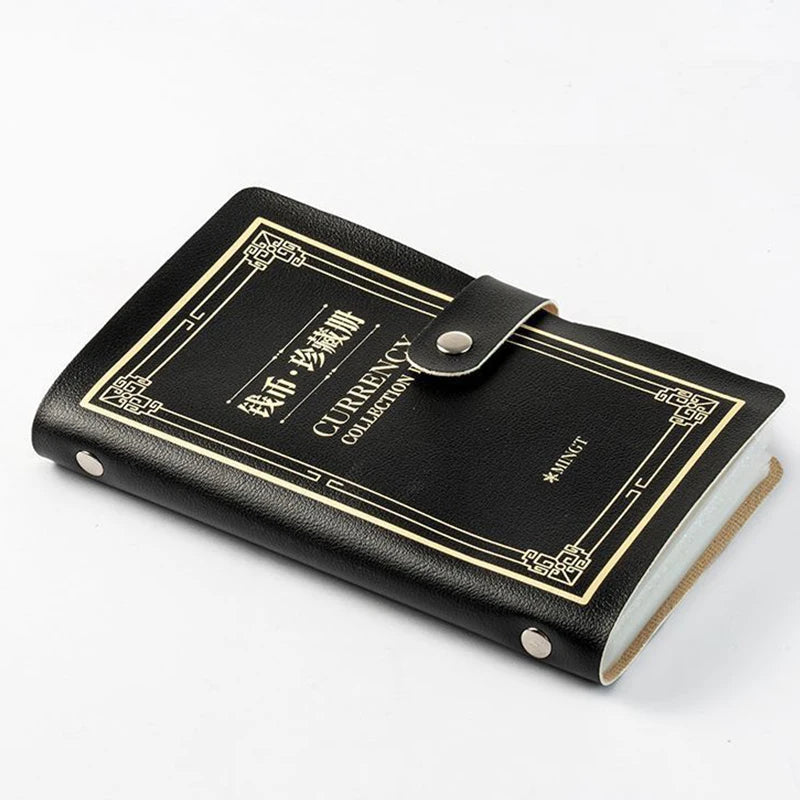 50pcs Large Capacity Banknote Collection Book For Collecting Paper Money Qme