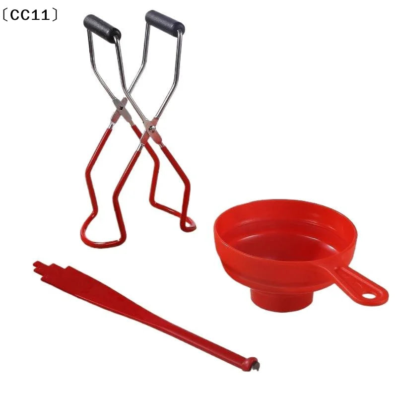 Canning Tool Anti Scald Jar Lifter Food Grade Funnel Home Kitchen Jam Qme