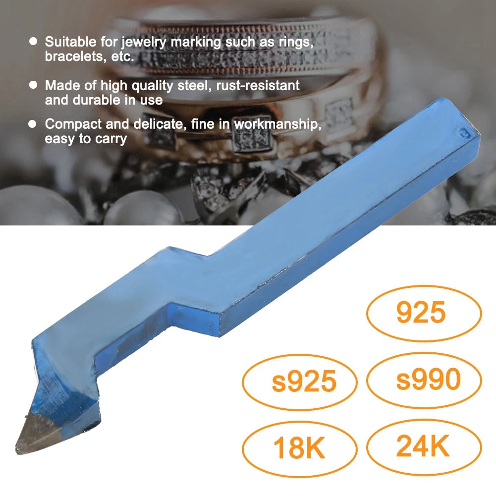 Jewelry Punch Mold Jewelry Stamp Tool Steel Curved Jewelry Punch Stamp Mold Ring Bracelet Marking Tool Qme