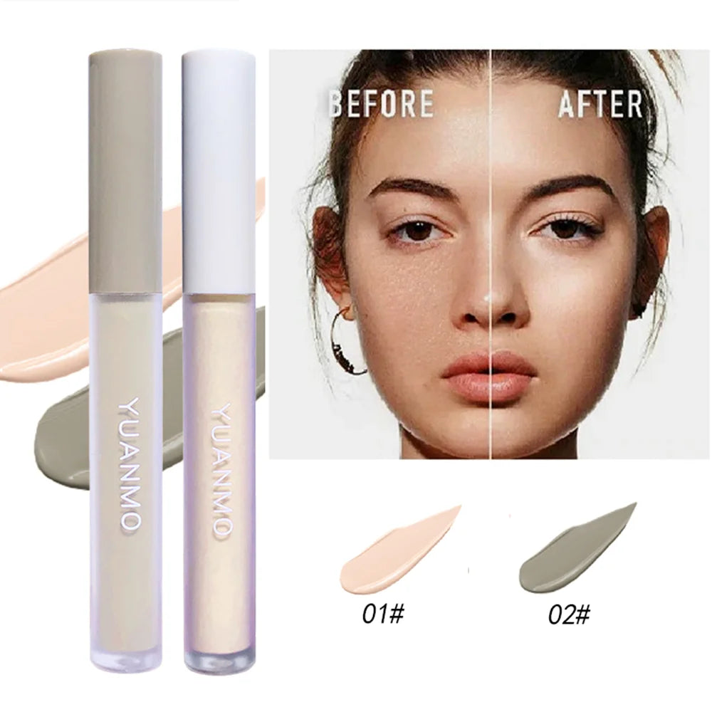 Liquid Concealer Matte Coverage Waterproof Oil Control Moisturizing Qme