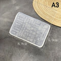 Chinese Manicure DIY UV Gel Drip Mold Retro Totem Fu Character Lucky Qme A3