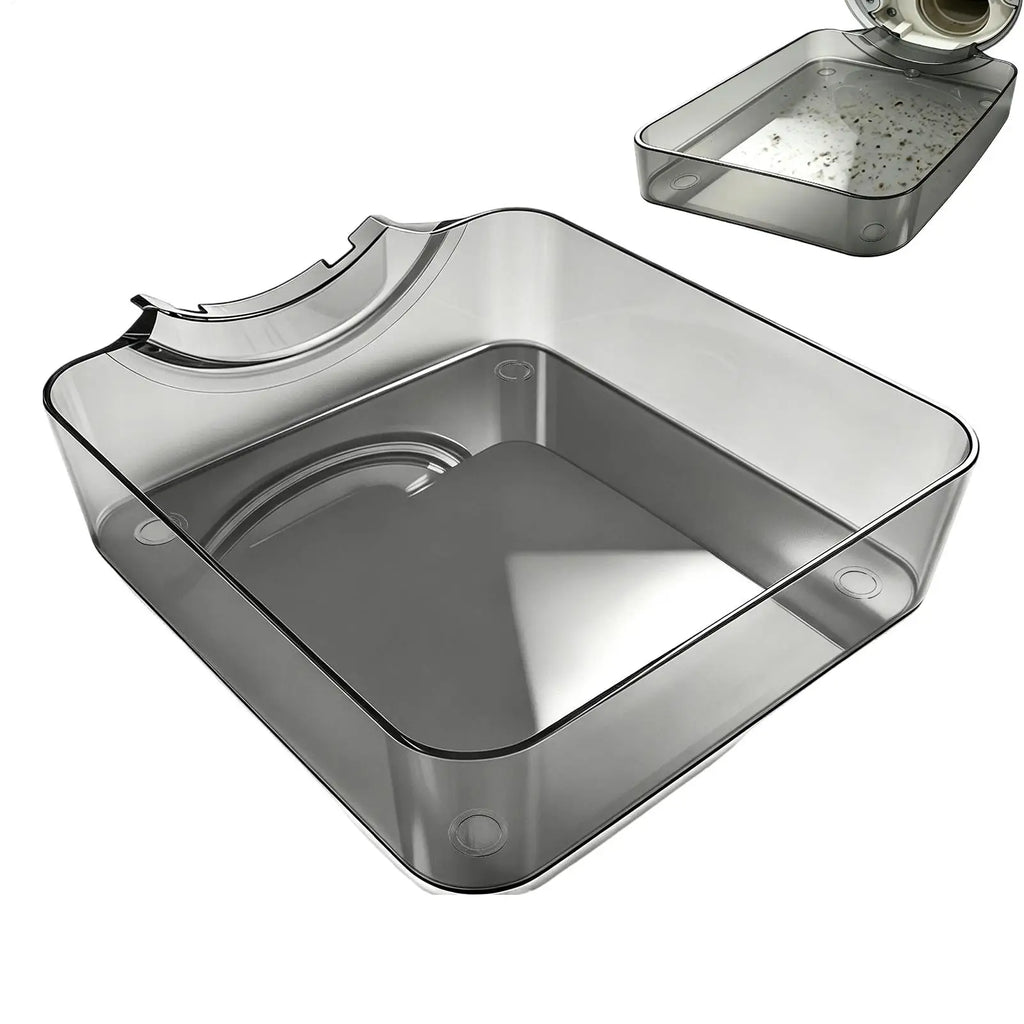 Washer Drain Pan Reusable Lint Filter Accessory with Funnel Front Load Washing Machine Drain Tray for Floor Clean Dry Floor Qme