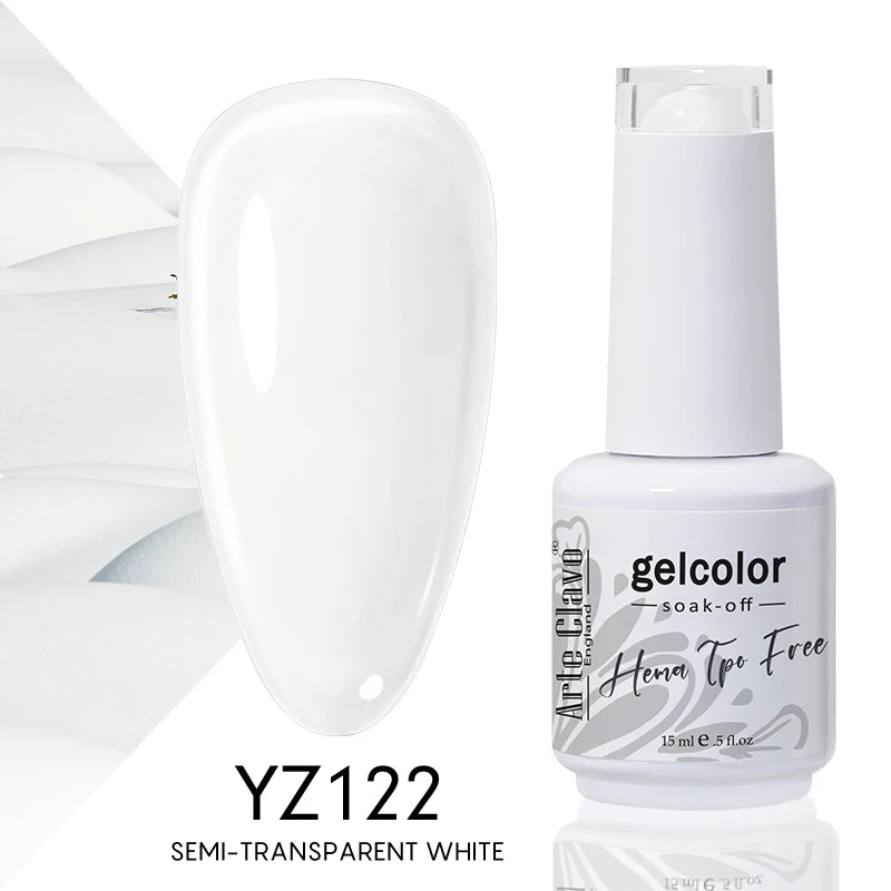 Arte Clavo Colourful Gel Nail Polish Art Varnishes Macaron Semi