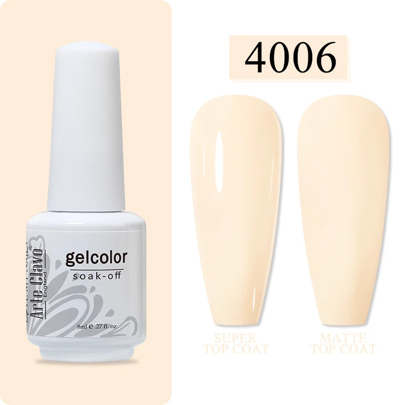 Arte Clavo Art Nails Varnish Base Coat Gel Nail Polish UV LED Lamp