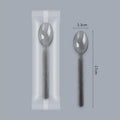 Individually Wrapped Disposable Plastic Utensils Fork Spoon Non Slip Qme T