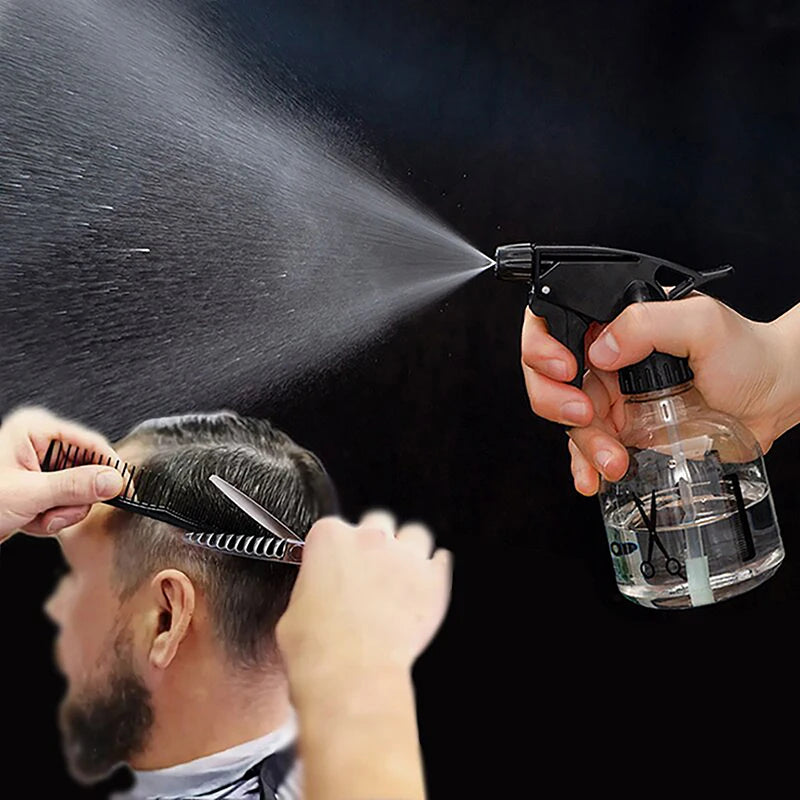 DIY Barber Plastic Water Spray Bottles Hair Styling Tool Empty Qme
