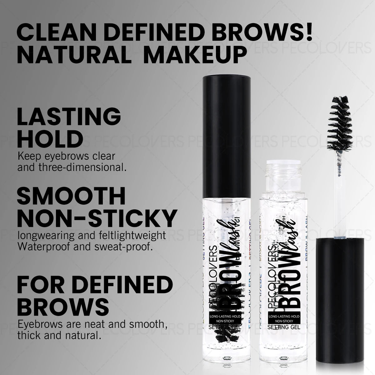 Long-lasting Waterproof Eyebrow Styling Soap Transparen Gel Brush Qme