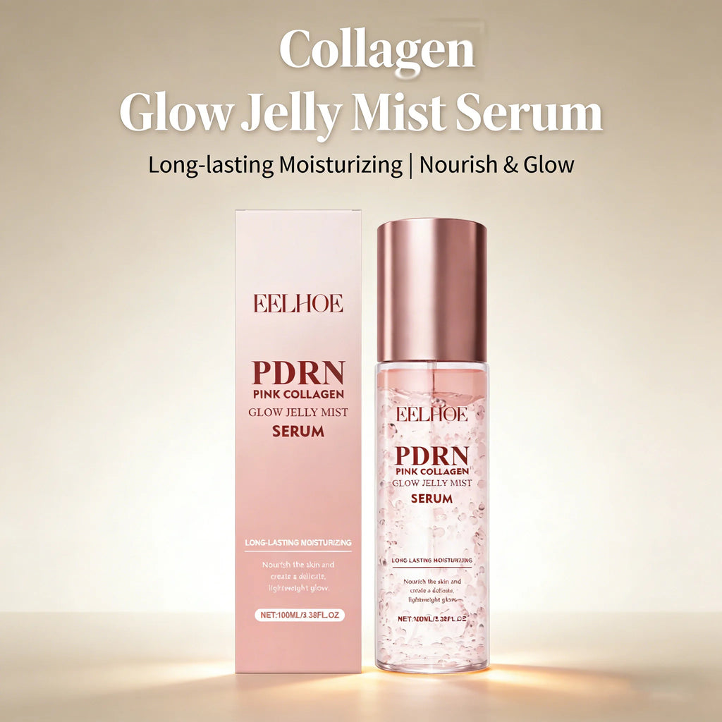 Jelly Mist Serum Collagen Brightening Essence Spray Facial Moisturizing Soothing Delicate Skin Improve Drying Skin Care Qme
