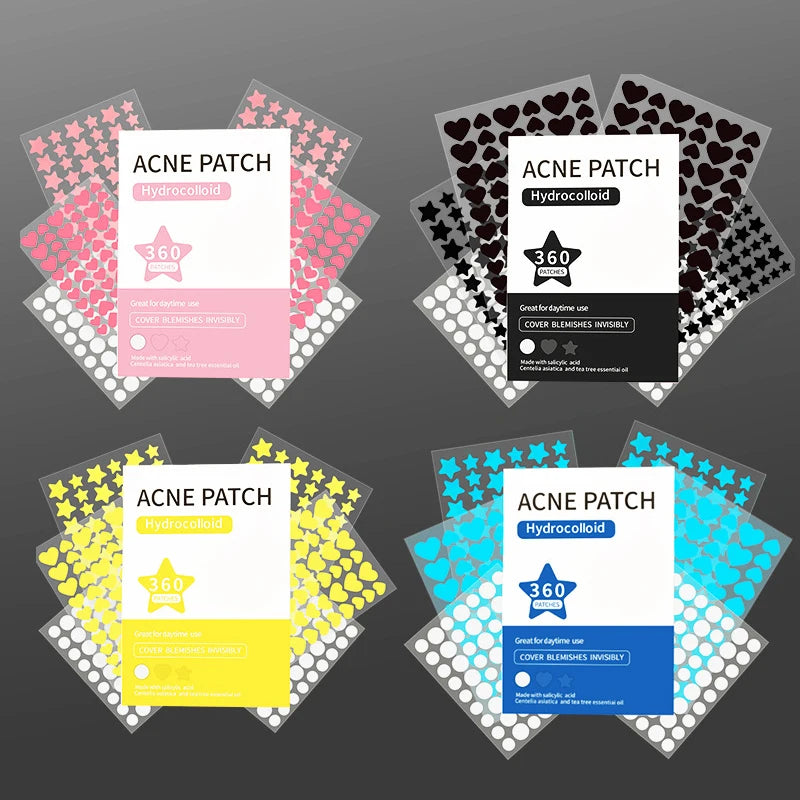 Colorful Invisible Pimple Removal Anti-acne Hydrocolloid Patches Qme