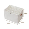 Lid Dustproof Storage Box Shoes Clothes Accessories Home Organization Qme Beige