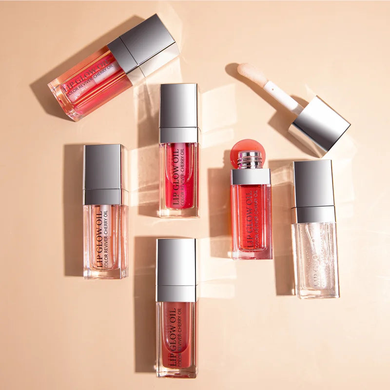 Sext Lip Oil 8ml Cherry Pink Lips Plumper Gloss Hydrating Plumping Lips Coat Tinted Lip Plumper Serum Lips Glow Oil Makeup Qme