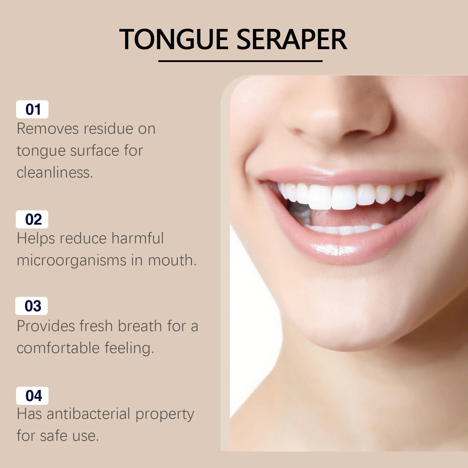 1/2/3pcs Stainless Steel Tongue Scraper Tongue Cleaning Brush Remove Mouth Odor Improve Bad Breath Keep Fresh Oral Hygiene Tools Qme