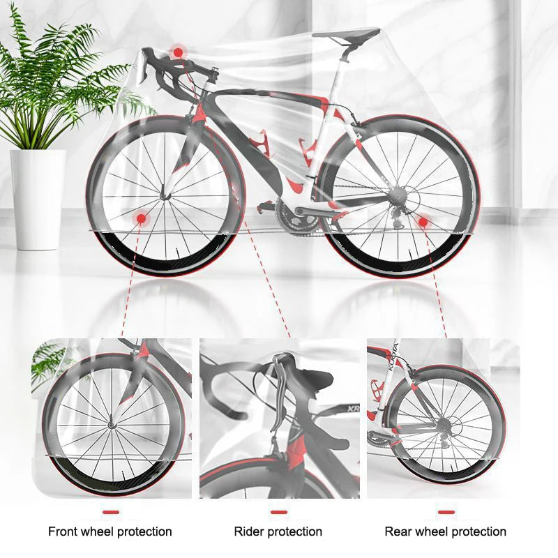 Bicycle Gear Waterproof Raincover Bike Motorcycle Cover Outdoor Qme