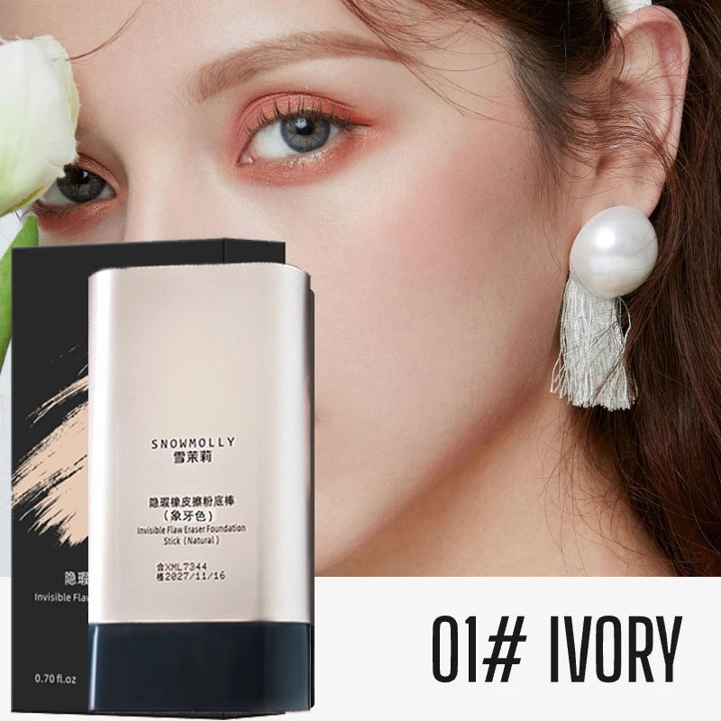 Long Term Waterproof Foundation Make-up Stick Full Coverage Concealer Qme Chocolate