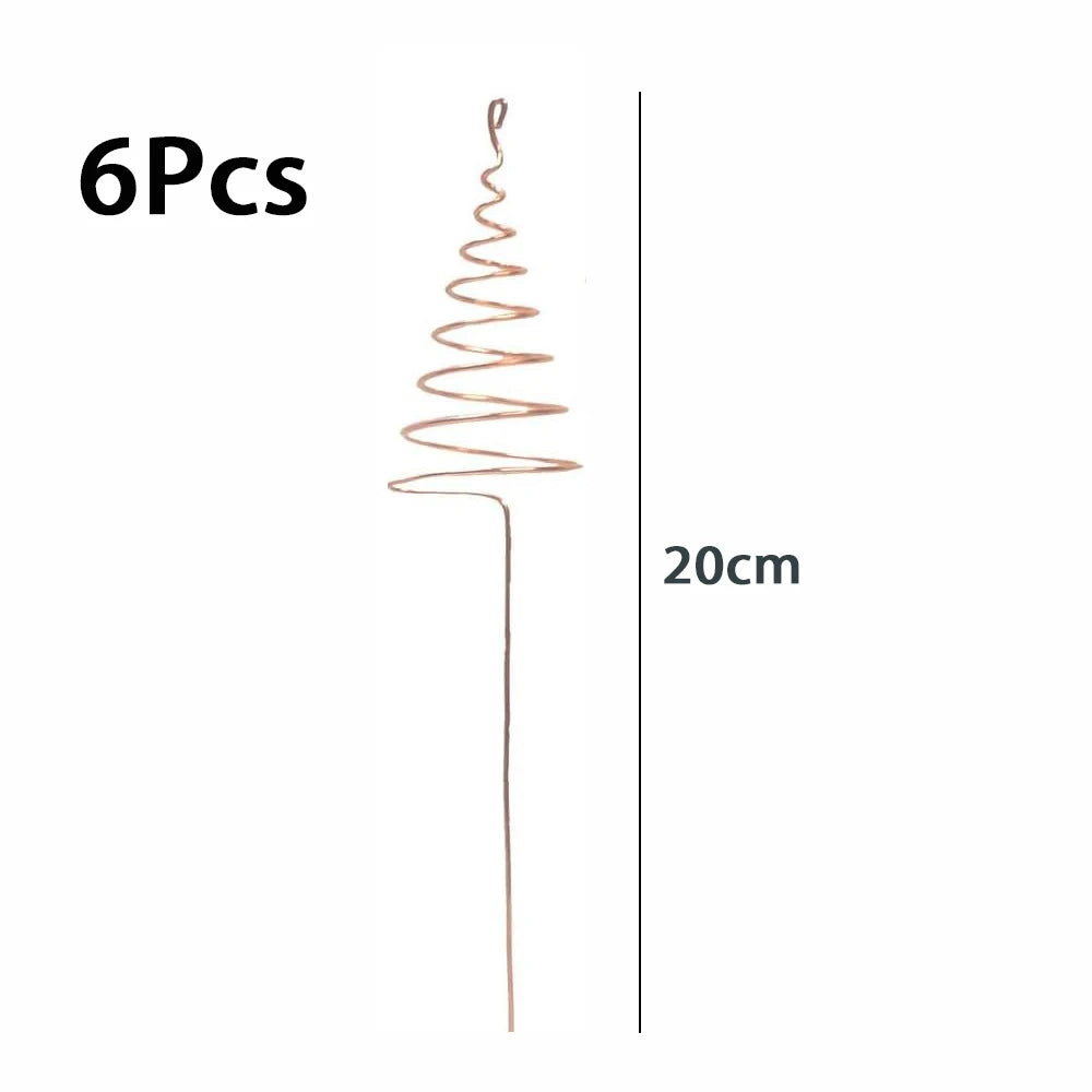 Electroculture Plant Stakes Garden Coppers Coils Antennas Growing Qme