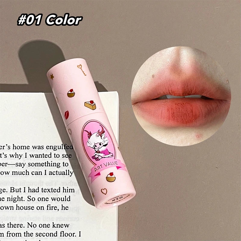 Matte Liquid Lipstick Waterproof Non Stick Cup Lipgloss Mud Sexy Red Lip Tint Glaze Lips Makeup For Women Lip Glaze Cosmetics Qme
