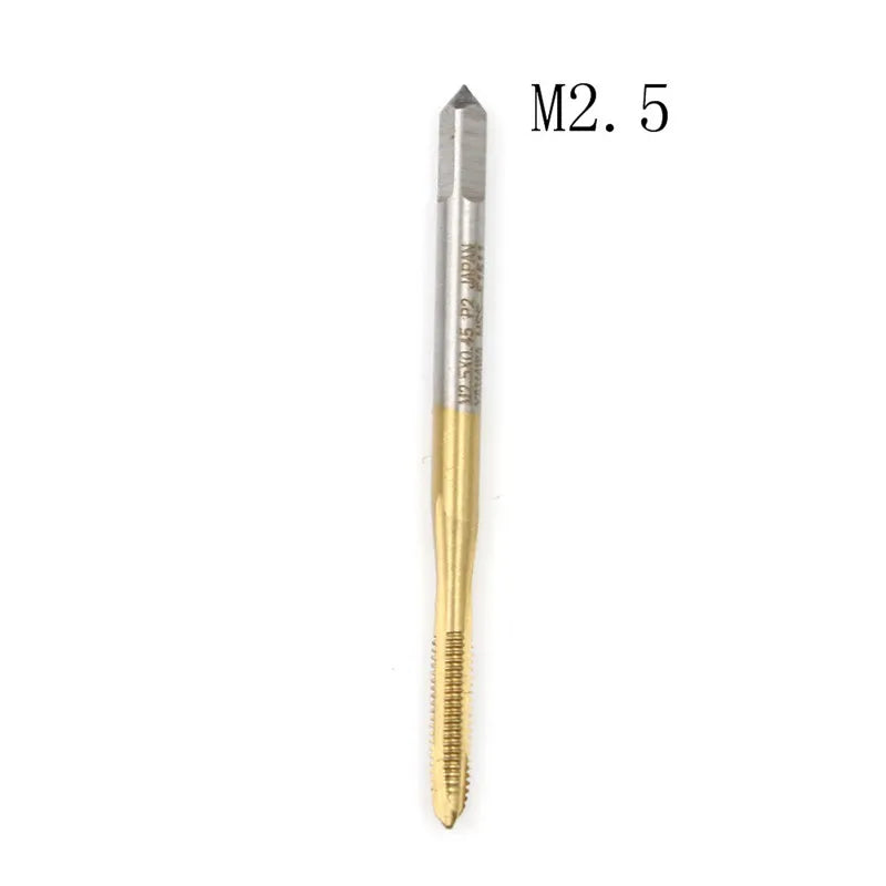 M2/M2.5/M3/M3.5/M4/M5/M6/M8 HSS Metric Straight Flute Thread Screw Tap Plug Tap Qme M2.5