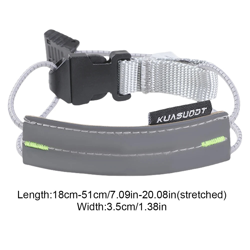 Reflective Bike Pants Strap High Visibility Cycling Pants Cuff Band Bicycle Trouser Bands for Night Walking Cycling Running Qme