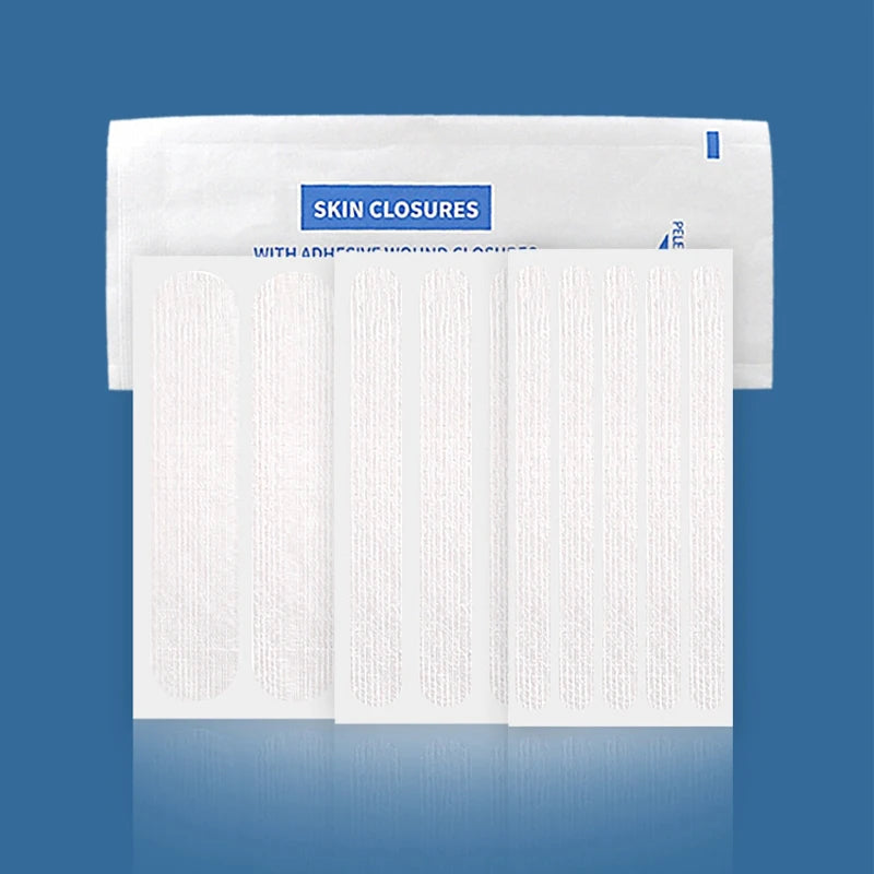 Sterile 2 3 5 Strip Adhesive Surgical Tape Wound Closure Breathable Qme