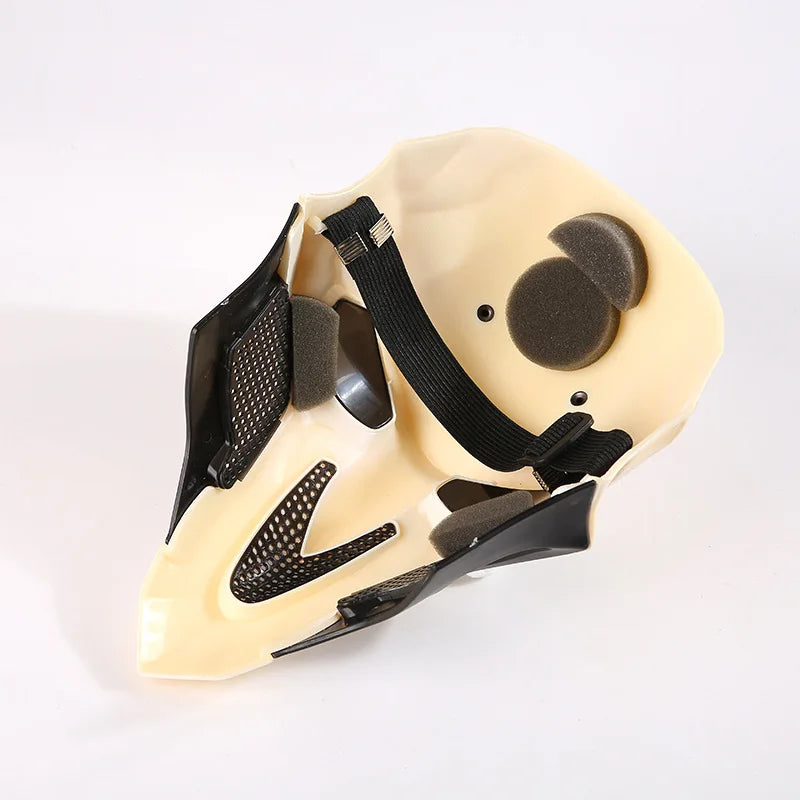 Steam Game OW Resin Mask Cosplay Overwatch Horror Death Gabriel Reyes Reaper Helmet Halloween Masquerade Party Costume Prop Gift Qme