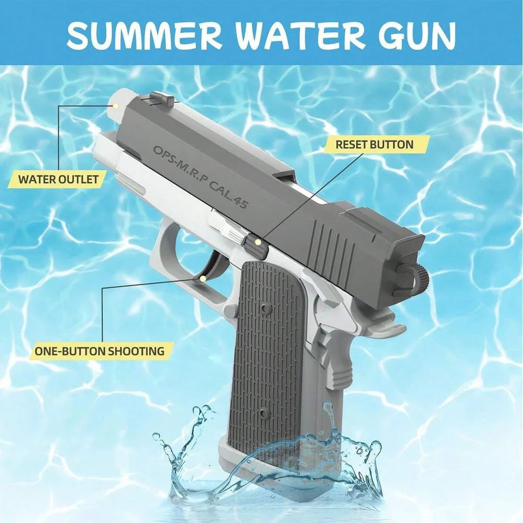 M1911 Water Guns Pistol Toy Squirt Guns, Summer Pool Beach Shooting Games Outdoor Toys, Water Blaster Pistol Boy Kids Adult Gift Qme