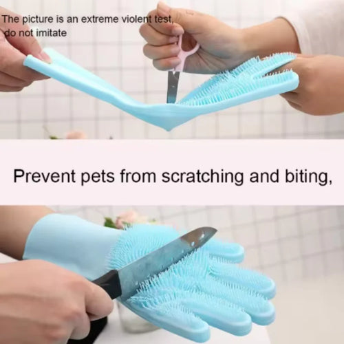 1/3/5pcs mix New Pet Dog Cat Bathing Grooming Cleaning Silicon Hair Removal Gloves Magic Dishwashing Cleanner Sponge Qme