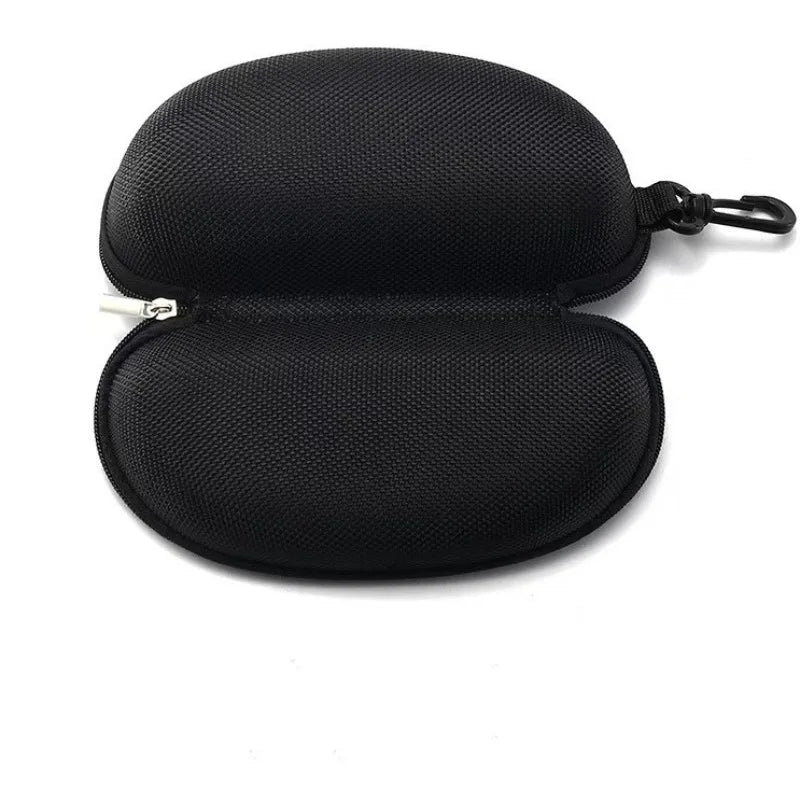Travel-friendly Large Sunglasses Case EVA Shockproof Zippered Qme