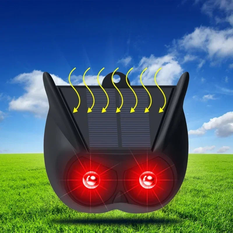 IP55 Waterproof Solar Animal Repellent Device Solar Powered Animal Repeller Wild Boar Rabbit Repeller Nighttime Deer Deterrent Qme