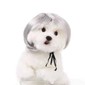 Halloween Pet Wig Fashion Curly Straight Hair Cute Role Play Qme C