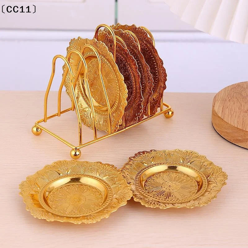 CC11Iron Art Toast Bread Rack Restaurant Home Holder 6 Slices Food Qme