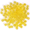 100Pcs 4MM Glass Beads Bicone Shaped Beads Faceted Crystal Beads for Jewelry Making Bracelet Necklace Earrings DIY Beading Qme 27 4MM-100PCS