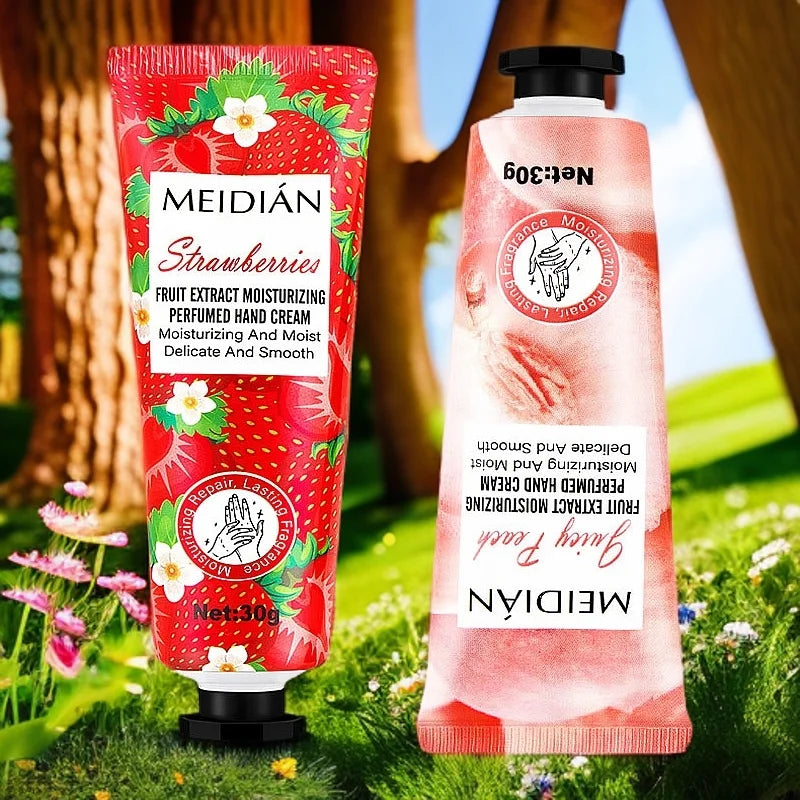 Five Fruit Scented Hand Cream Moisturizing Long-lasting Fragrance Qme
