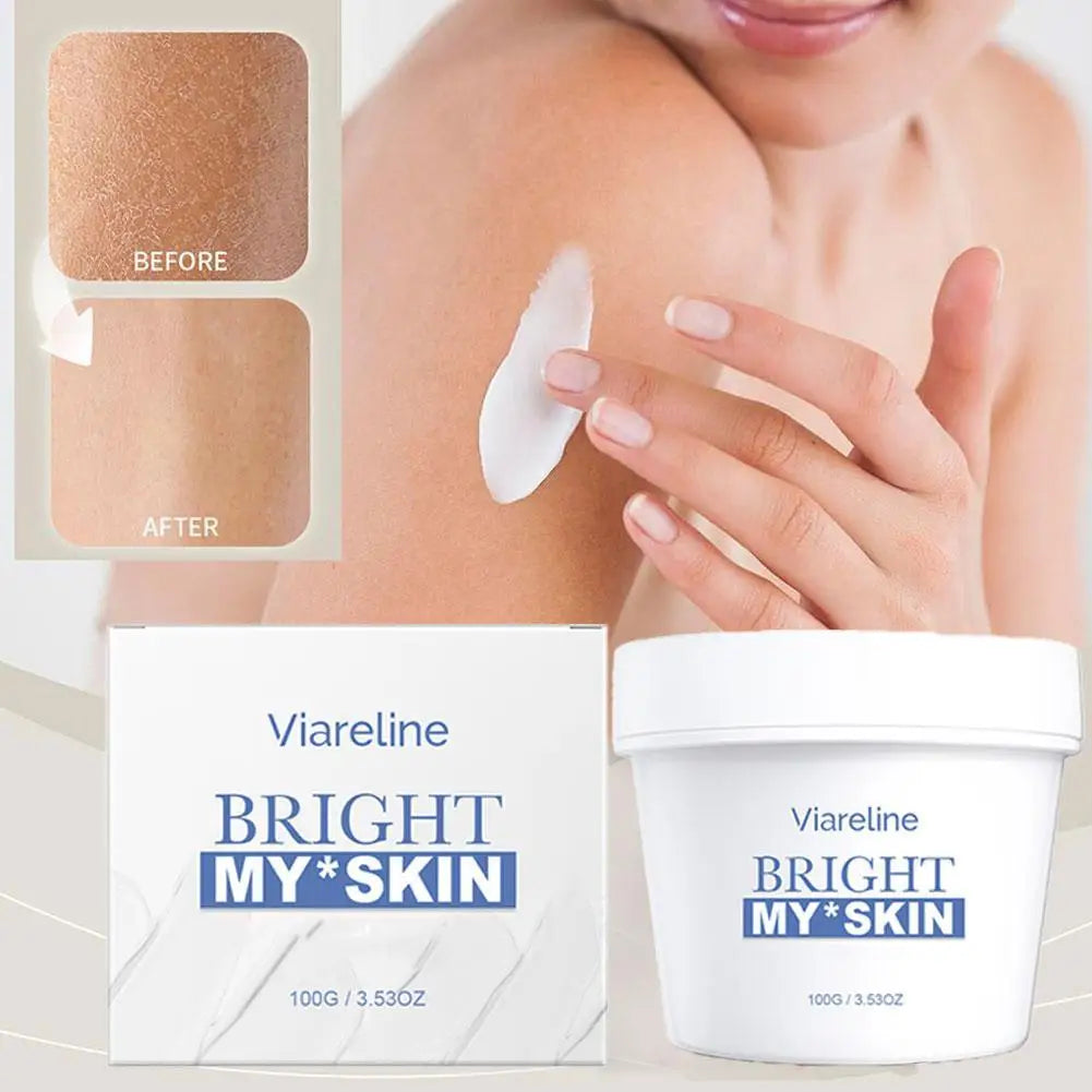 Brightening Body Cream Soothing Skin Improve Dullness Reduce Dark Spot Non-greasy Long-Lasting Moisturizing & Firming Qme