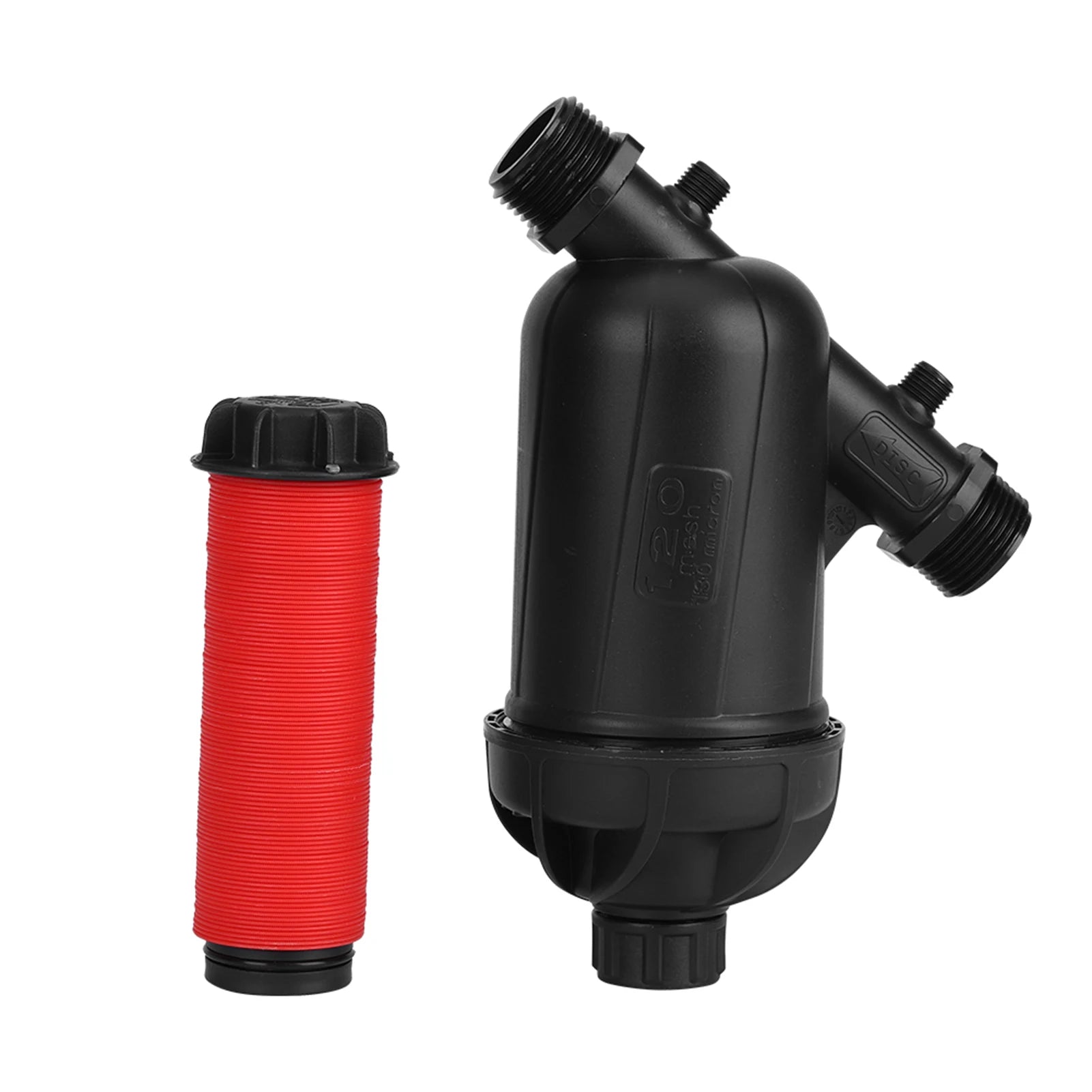 Drip Irrigation Disc Filter 120 Mesh 130 Micron Inline Water Filter for Garden Agriculture Lawn Watering System Qme
