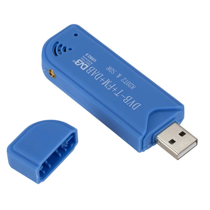 USB 2.0 Digital DAB+ DVB-T FM SDR Dongle Converter Receiver Tuner Stick Qme