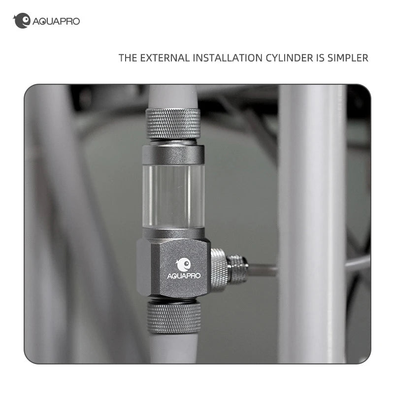 AQUAPRO External CO2 Atomizer Diffuser Sprayer Aquarium Fish Tanks Akvarium Filter Bucket Accessories Supplies Carbon Dioxide Qme