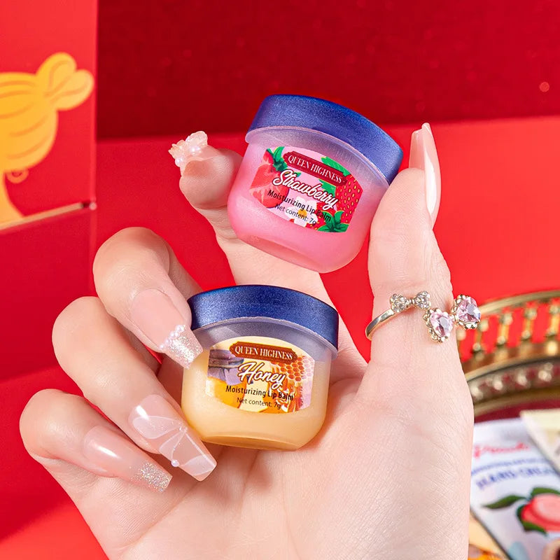 Christmas Lip Balm Hand Cream Texture Anti-cracking Moisturizing Qme