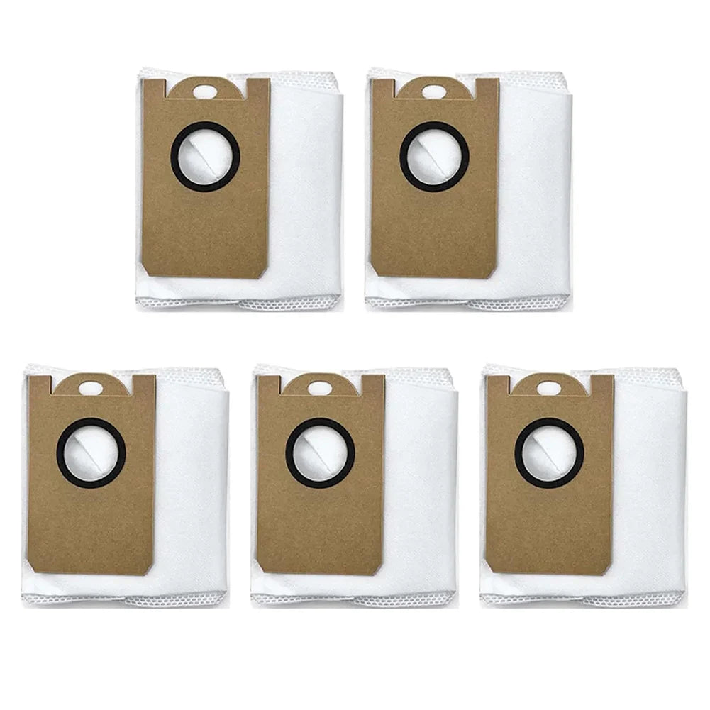 5PCS Dust Bags For HONITURE Q6 Pro Q5 Robotic Robot Vacuum Cleaner Dust Bag Replacement Household Cleaning Tools Accessories Qme