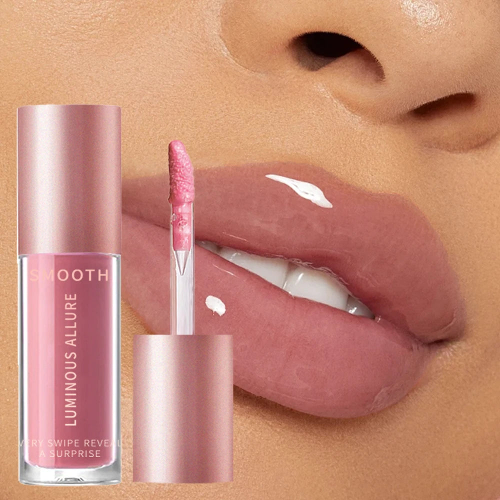 Glossy Lip Glaze 4 Colors Moisturizing Long-wear Gloss Pigment Qme