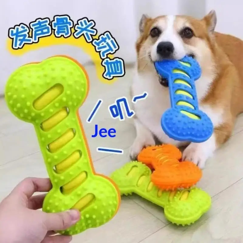 Golden Retrievers Corgis French Bulldogs Great Way Dog Toy Bone Qme