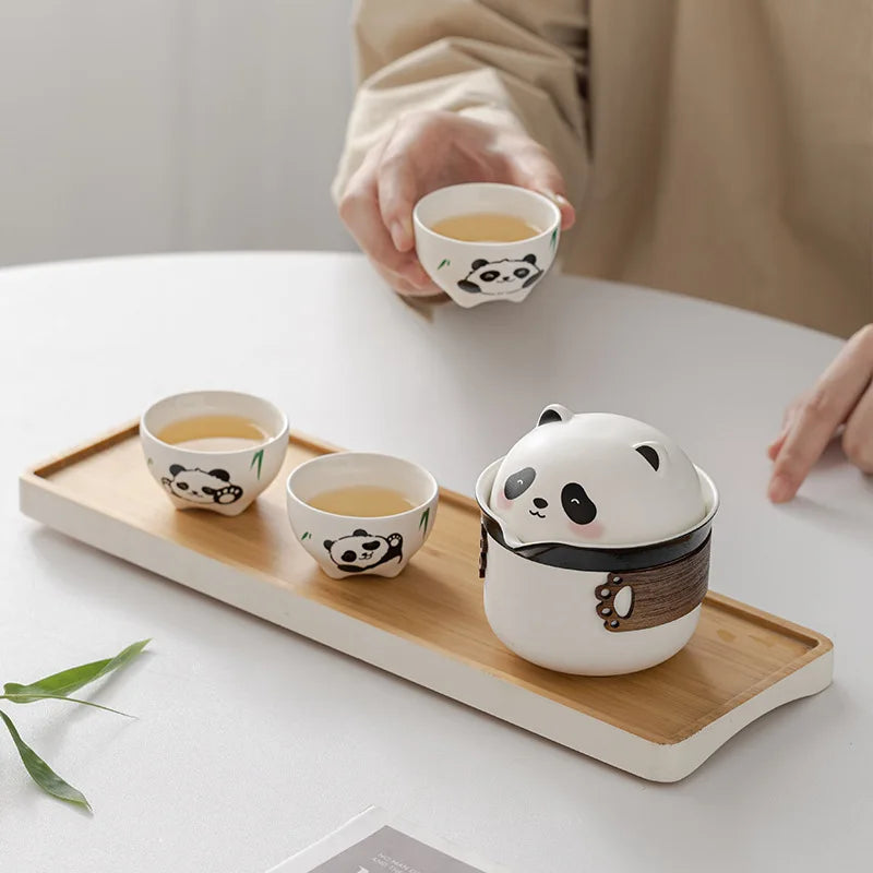 Panda Outdoor Camping Travel Tea Qme