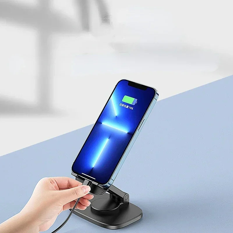 Universal 360° Rotating Adjustable Portable Folding Stand for Phone Tablet Qme