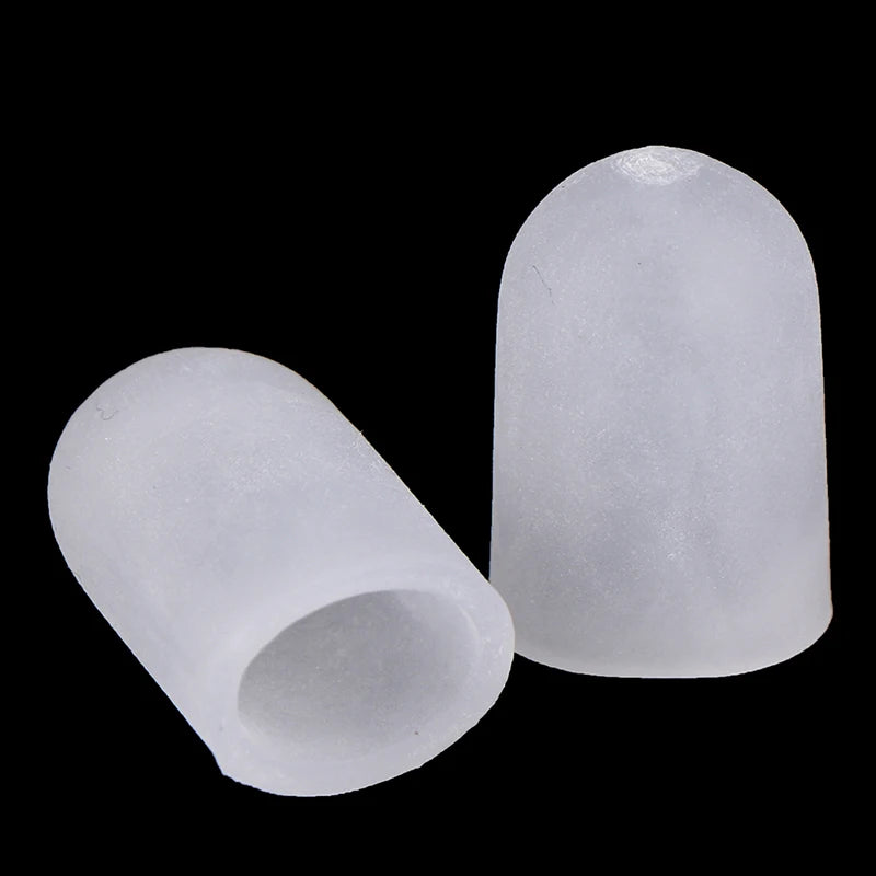 Silicone Gel Tube Bandage Finger Toe Protectors Foot Feet Soothing Qme one size