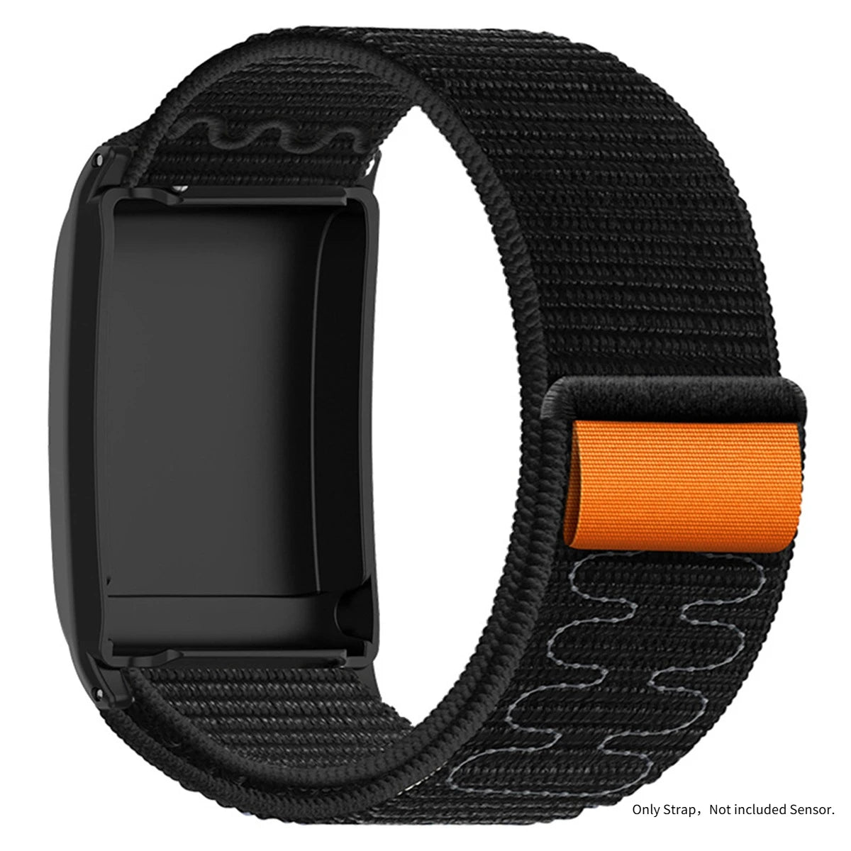 Watchband Compatible with Whoop 4.0 5.0 Elastic Nylon Bracelet Lightweight Adjustable Bracelet for Whoop 5.0 Strap Accessories Qme Black For WHOOP 4.0