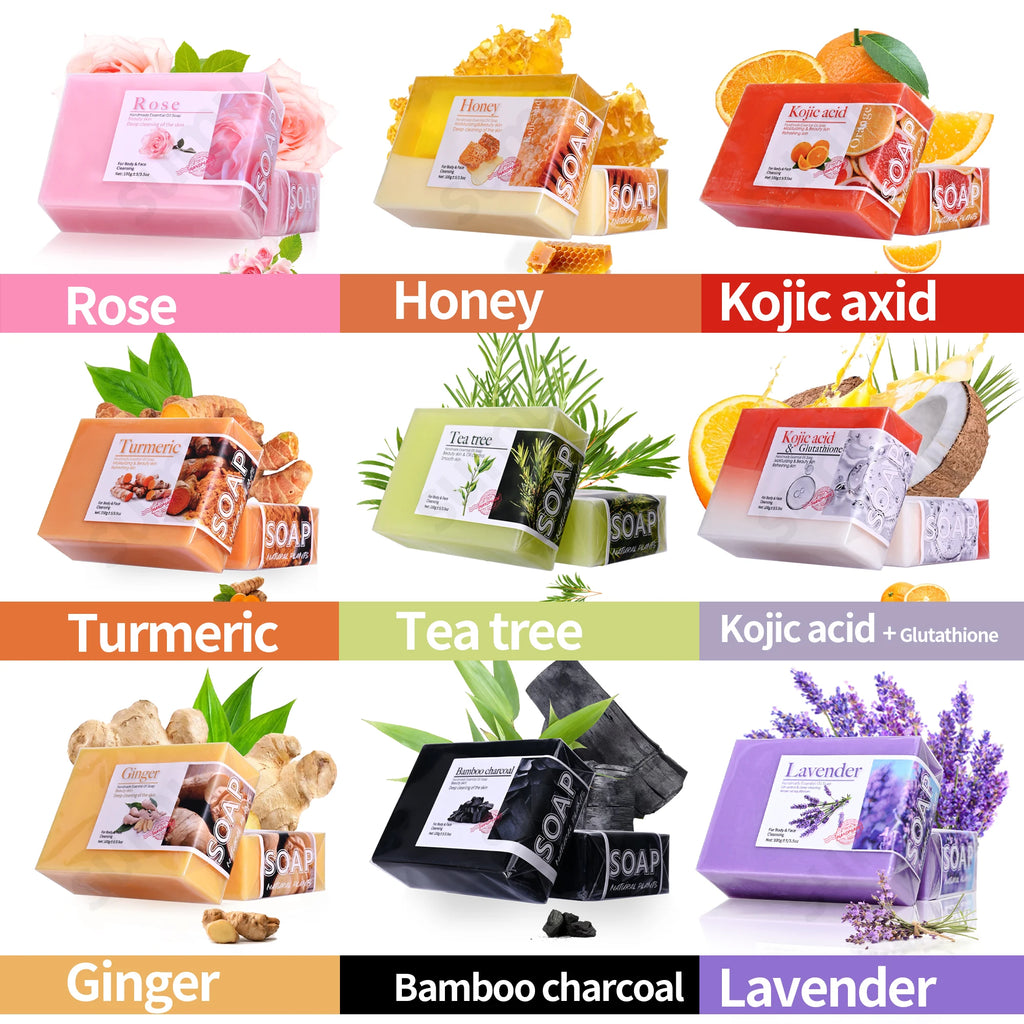 Natural Organic Lavender Essential Oil Soap Handmade Cleansing Qme
