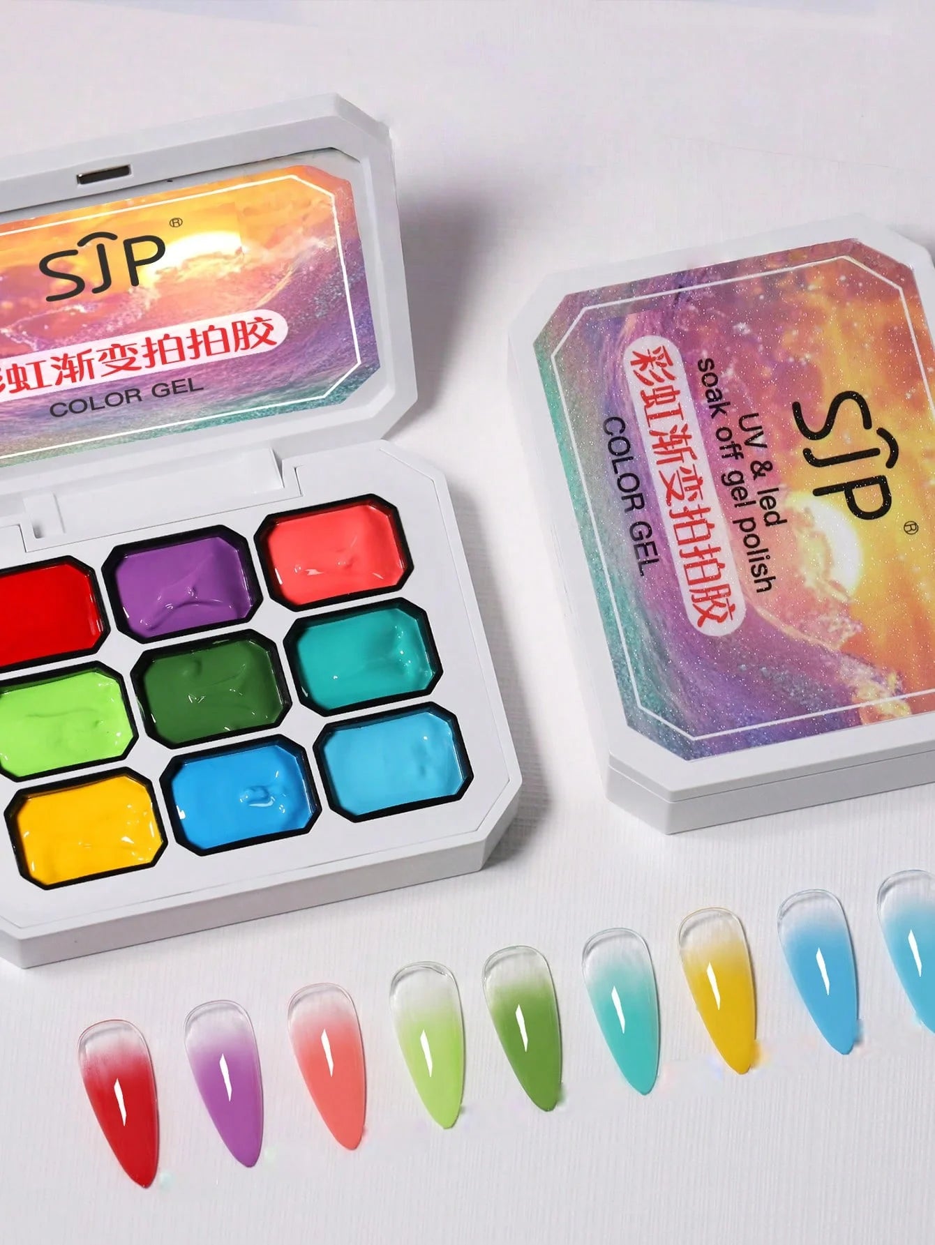 9-Color Y2K Dopamine Solid Gel Blush UV Nail DIY Art Charm Perfect Qme